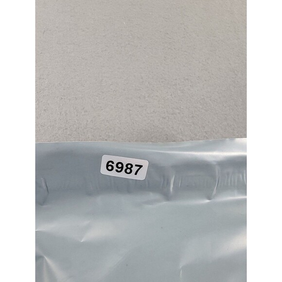 Eddie Bauer Quilted Vest Womens Large Light Blue Premium Goose Down Floral Zip - Picture 10 of 10